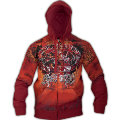 Ecko Unltd. MMA Head Tripper Hoody - Zip Hoody mit All Over Print Design und Folien Details  ...