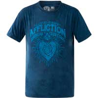 Affliction AC Sunset Roam T-Shirt Print mit Herz