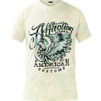 Affliction AC Flying Speed T-Shirt mit detailreichen Prints