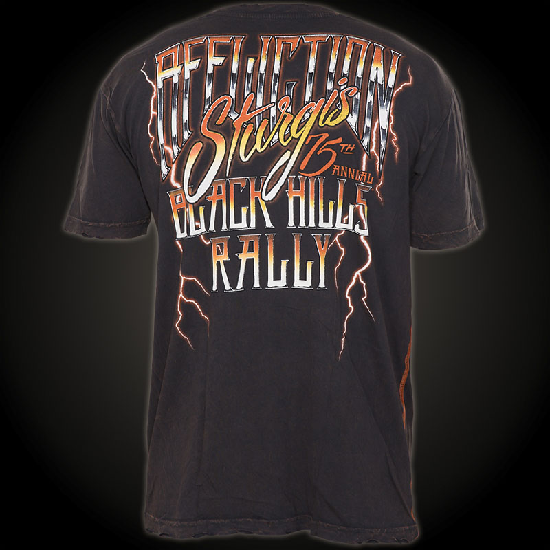 Affliction Iron Eagle TShirt mit großen Prints und Schriftzügen