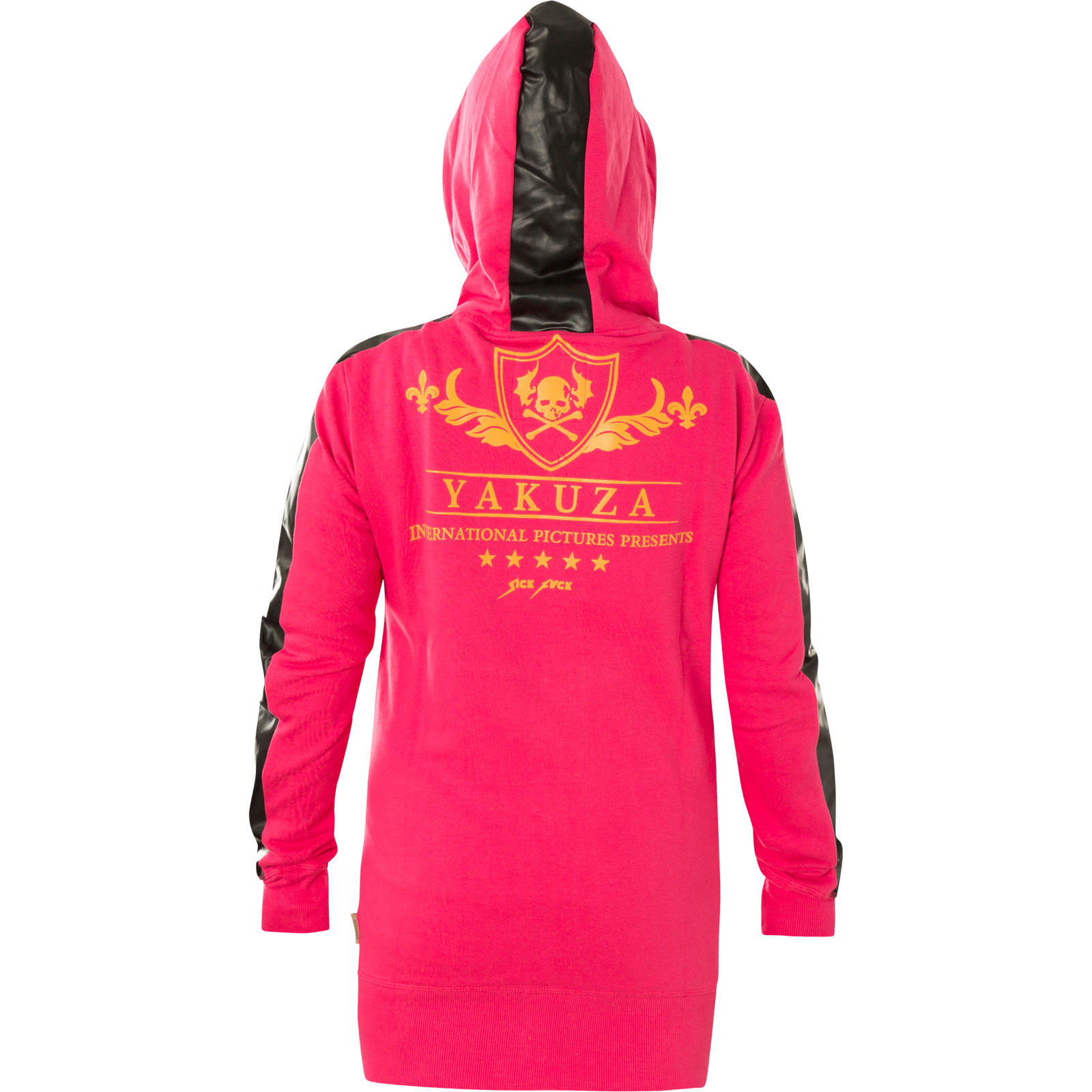 Yakuza Hoody Crests Long Kapuzenjacke GHZB 14112 mit Print Yakuza Hoody Crests Long Kapuzenjacke GHZB 14112 mit Print