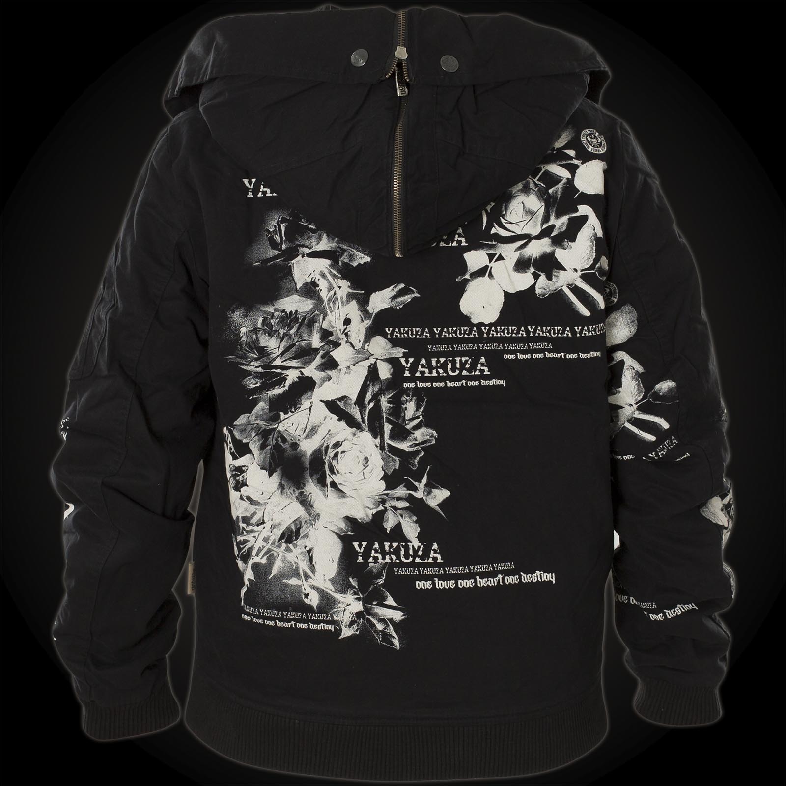 Yakuza Flower Heavy Jacket Bomber GJB 10133 mit Blumenprint Yakuza Flower Heavy Jacket Bomber GJB 10133 mit Blumenprint