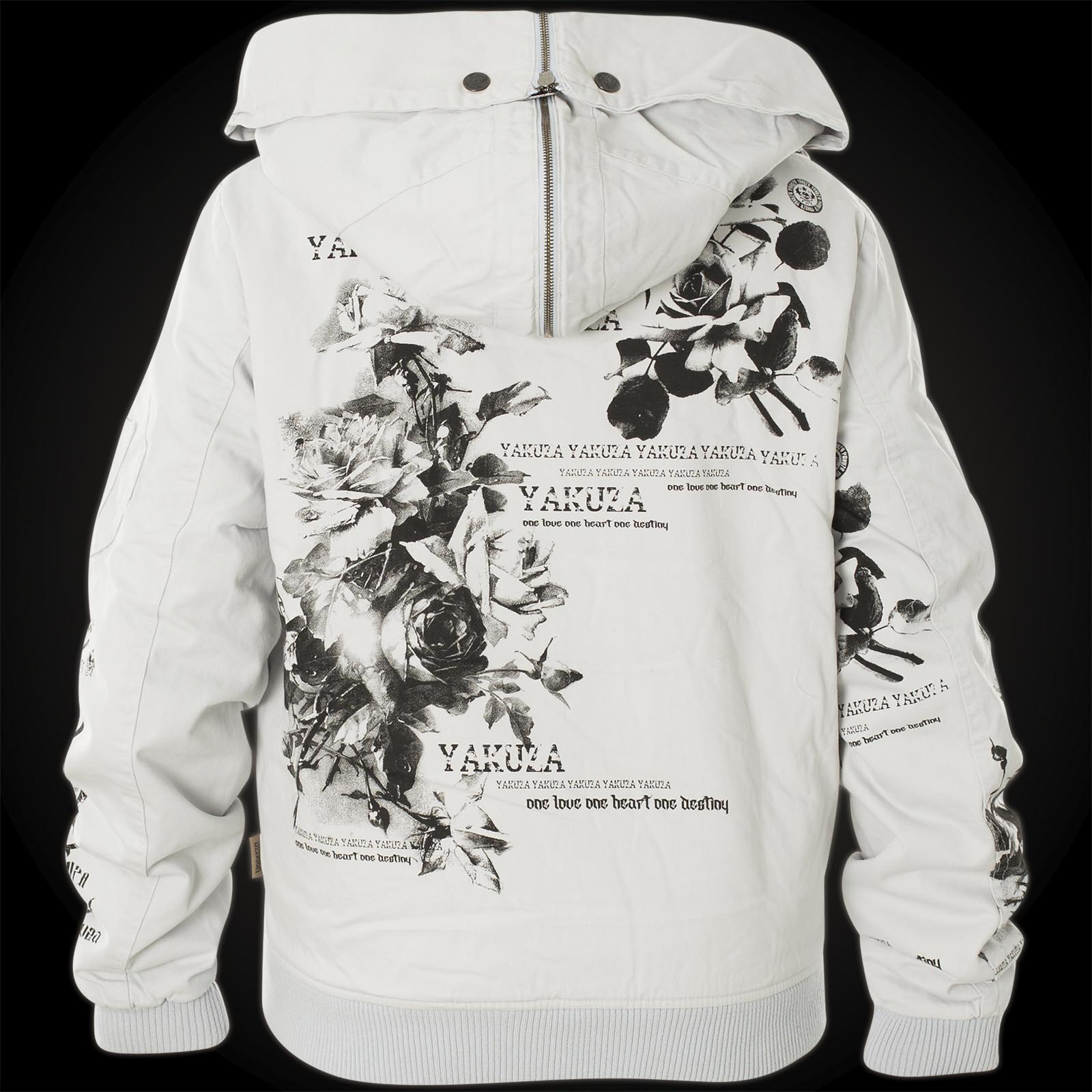 Yakuza Flower Heavy Jacket Bomber GJB 10133 mit Blumenprint Yakuza Flower Heavy Jacket Bomber GJB 10133 mit Blumenprint