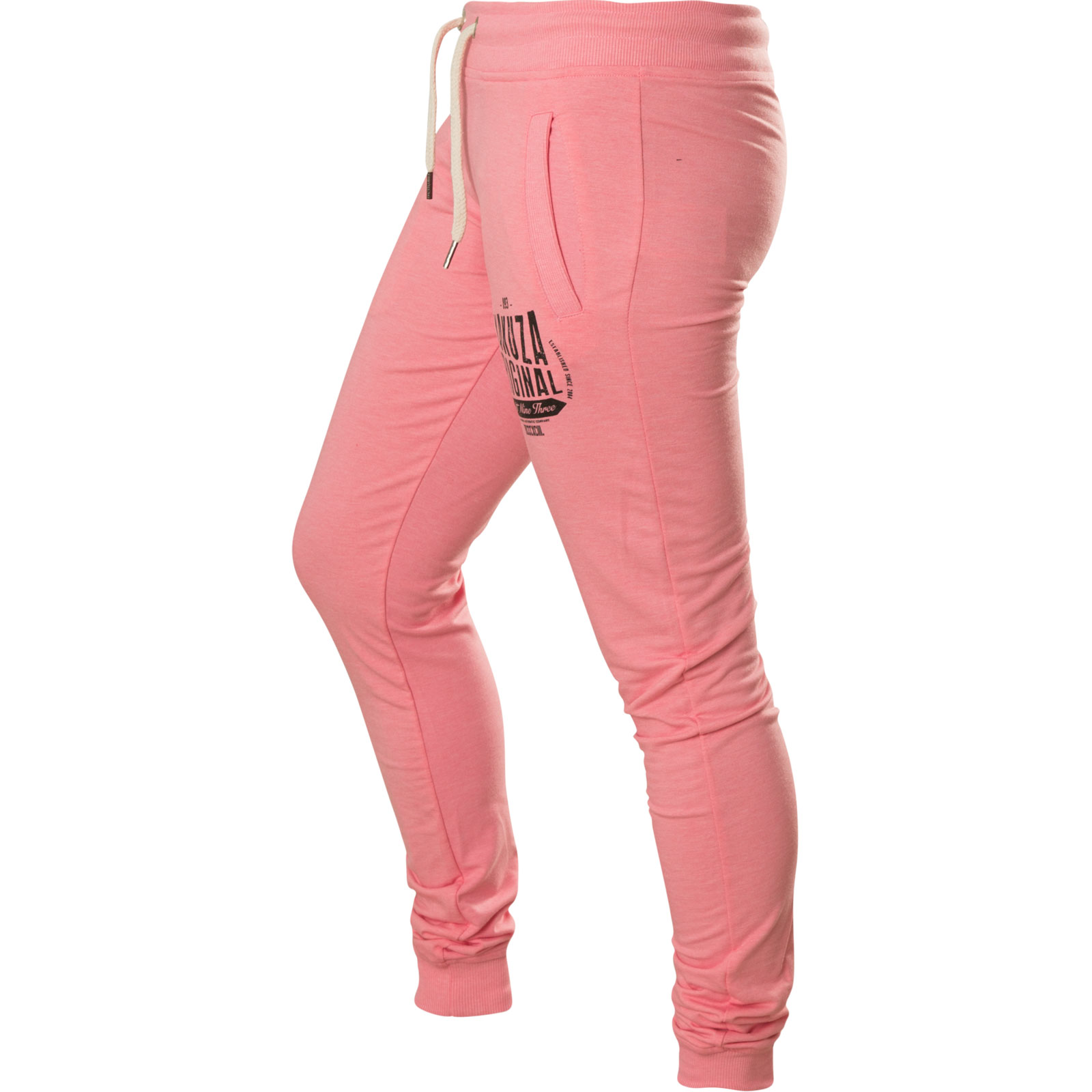 YAKUZA Damen Jogginghose Daily Use Skinny Jogger GJOB-12153 Pink Melange