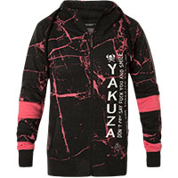 YAKUZA Damen Jacke Gradient Baseballjacke GJB-13120 Black Schwarz//Weiß