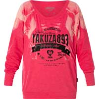 Yakuza Pullover Authentic Longsleeve T-Shirt GLSB-18132 mit Print