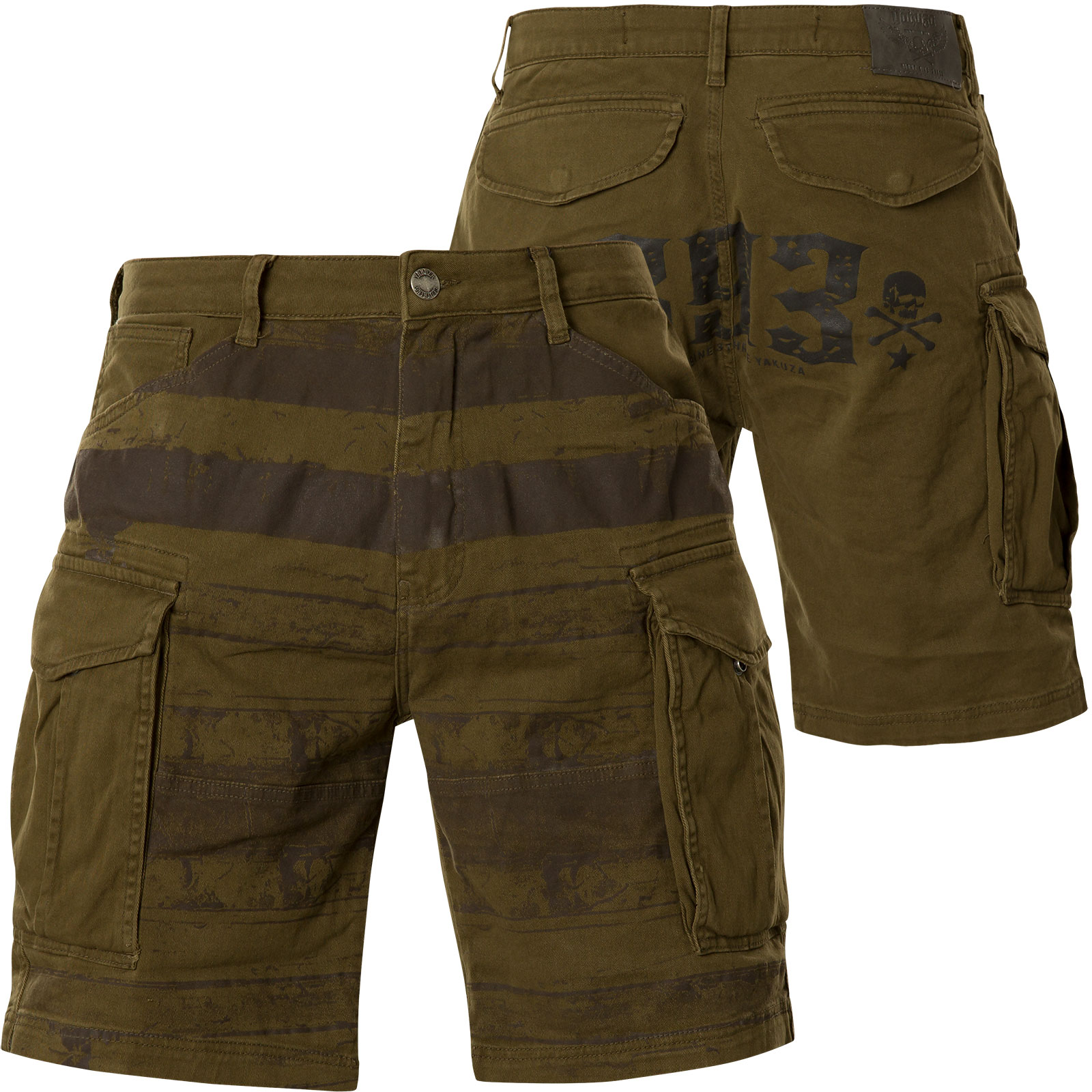Yakuza Death CORE CARGO SHORTS csb-14038 Dark Olive