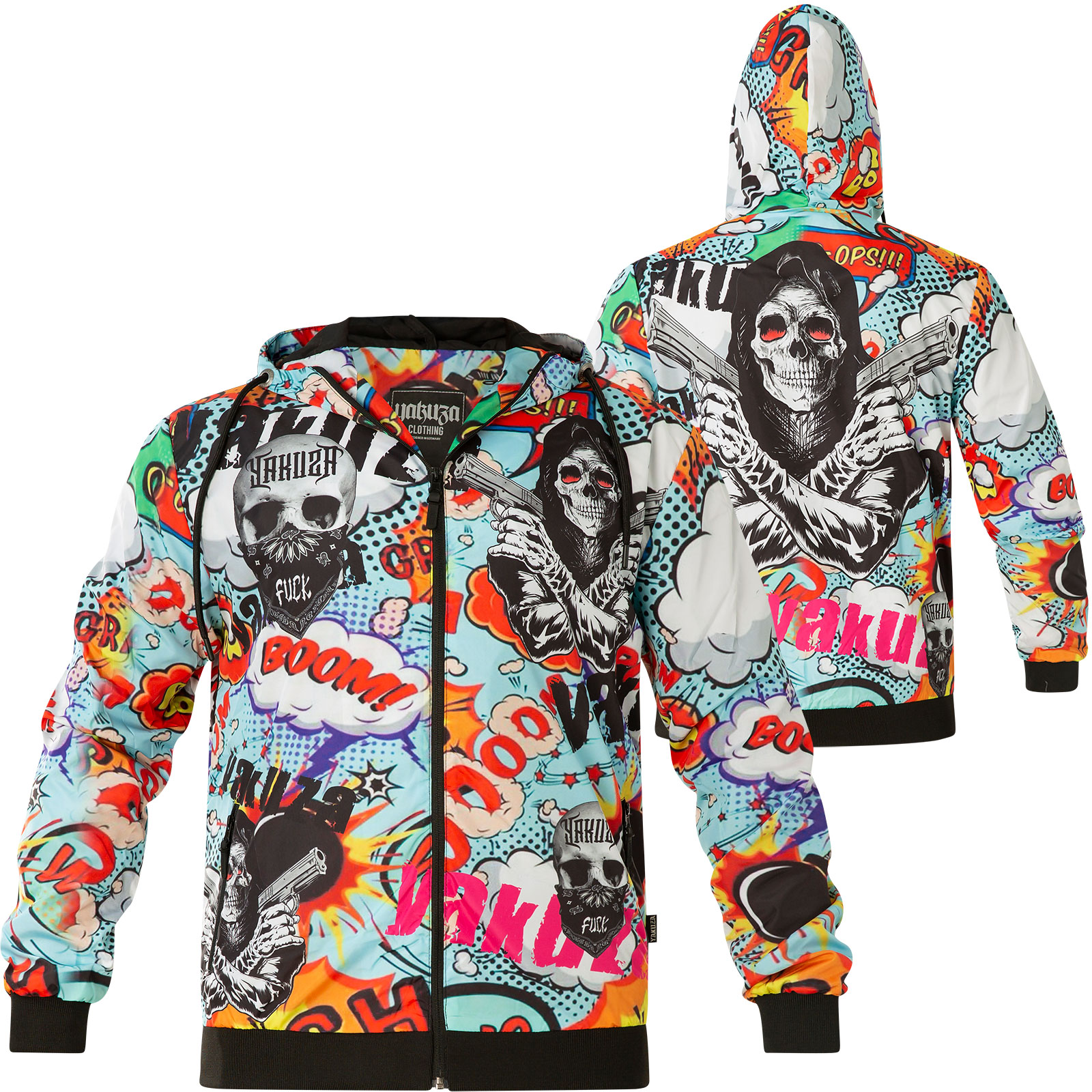 Yakuza Jacke 80s Windbreaker WB 18033 Bunt