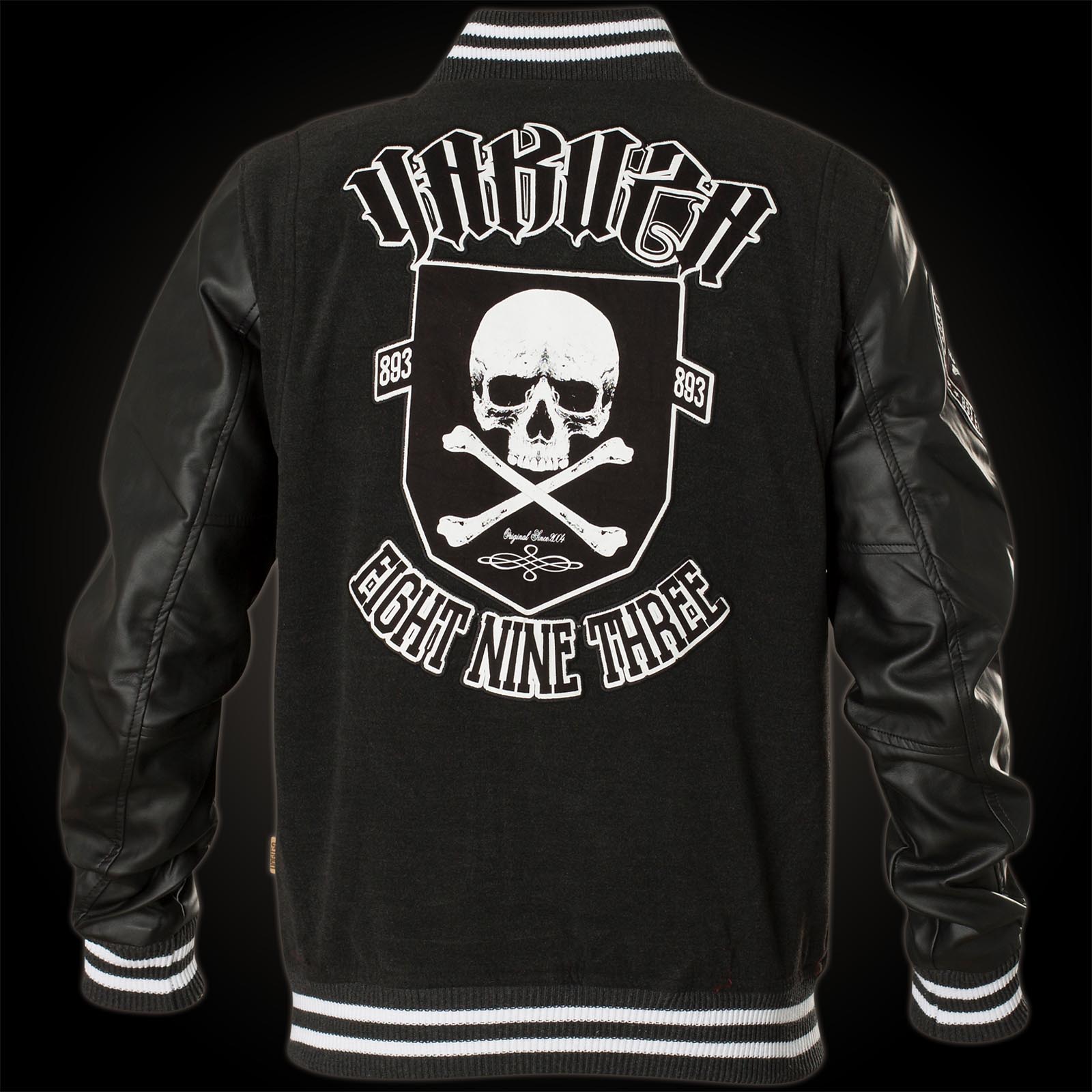 yakuzza college jacke cross bones gr l yakuzza college jacke cross bones gr l