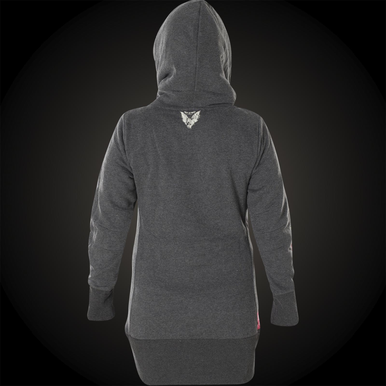 Yakuza Premium Damen Sweatshirt 3938 - Grau-Grün Hoodie