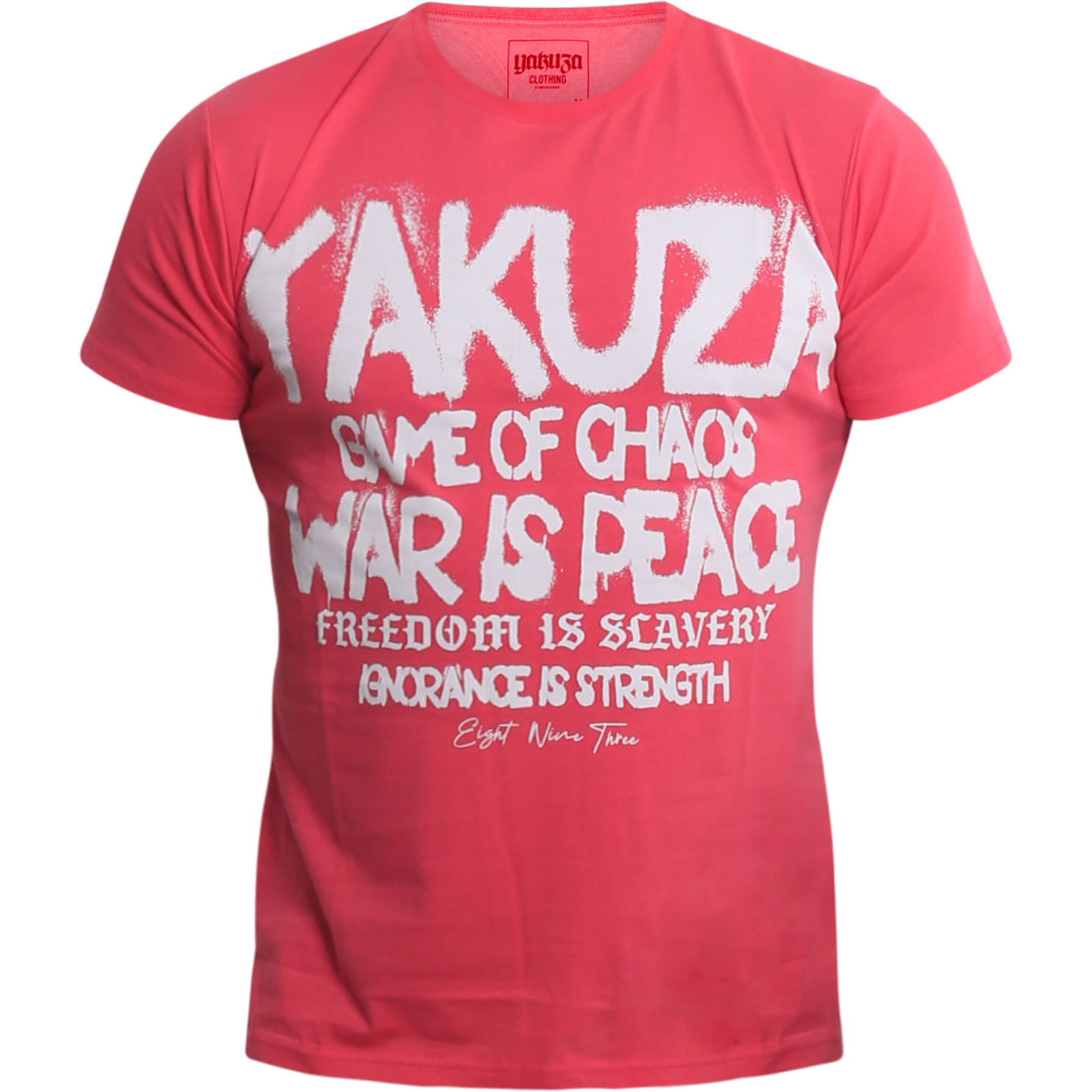 T-shirt Yakuza Chaos Homme - Coupe Décontractée - 100% Coton - Imprimé Vintage