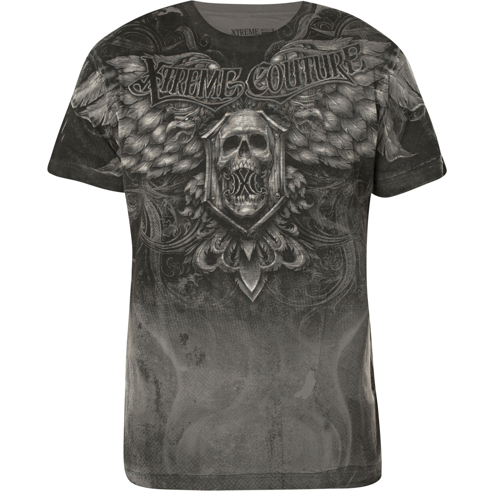 Xtreme Couture Affliction Men's T-Shirt COUTURE PATRIOT Black Biker S