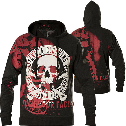 Yakuza Hoody Xray Hoodie HOB-13006 Bright White Yakuza Hoody Xray Hoodie HOB-13006 Bright White